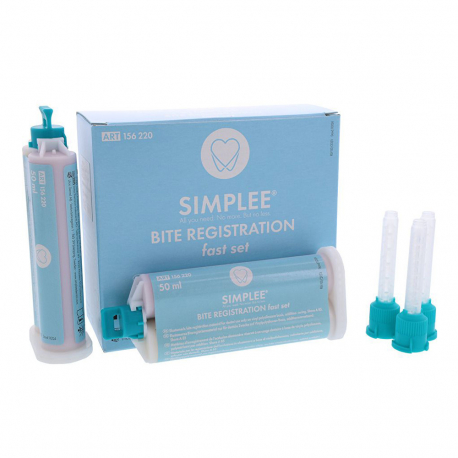 SIMPLEE Bite Registration Fast set 2x50ml