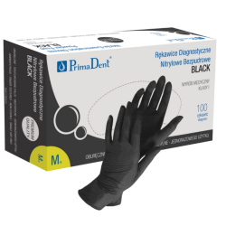 Rukavice Primadent nitrilové 100 ks čierne