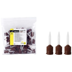 Yellow Point Miešacie koncovky hnedo-biele