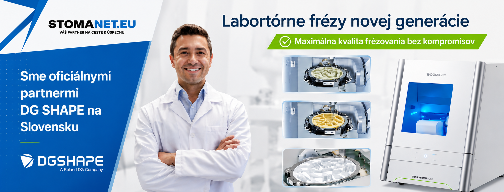 DGSHAPE laboratorne frezy